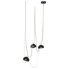 AVENUE LIGHTING HF7203-G102-IVY Fremont ?Belt 3-Light 275"L Pendant in Ivory/White Glass Bowl