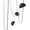 AVENUE LIGHTING HF7205-G102-IVY Fremont ?Belt 5-Light 551"L Pendant in Ivory/Smoked Glass Bowls