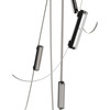 AVENUE LIGHTING HF7207-G400-IVY Fremont ?Belt 7-Light 826"L Pendant in Ivory/Clear Ribbed Glass Bars