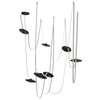 AVENUE LIGHTING HF7207-G202-IVY Fremont ?Belt 7-Light 826"L Pendant in Ivory/Smoked Glass Disc