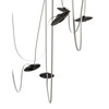 AVENUE LIGHTING HF7207-G202-IVY Fremont ?Belt 7-Light 826"L Pendant in Ivory/Smoked Glass Disc