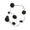 AVENUE LIGHTING HF7207-G202-IVY Fremont ?Belt 7-Light 826"L Pendant in Ivory/Smoked Glass Disc