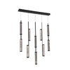AVENUE LIGHTING HF7186-BK Metropole 10-Light 51"W LED Pendant in Matte Black