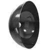 AVENUE LIGHTING G102 Fremont Bowl Shape 1-Light in Black/Smoked Glass
