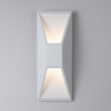 AVENUE LIGHTING HF1377-WHT Parker 18"H LED Wall Sconce in Paintable White Plaster