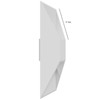 AVENUE LIGHTING HF1377-WHT Parker 18"H LED Wall Sconce in Paintable White Plaster