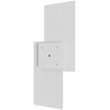 AVENUE LIGHTING HF1372-WHT Parker 21"H Double Panel LED Wall Sconce in Paintable White Plaster
