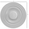 AVENUE LIGHTING HF7999-WHT Cosmopolitan 12"W 5-CCT Round LED Wall Sconce in White