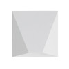 AVENUE LIGHTING AV10001-WHT Avenue Outdoor 8"W Geometric Up/Down 3-CCT LED Wall Sconce in White