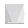 AVENUE LIGHTING AV10001-WHT Avenue Outdoor 8"W Geometric Up/Down 3-CCT LED Wall Sconce in White
