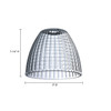 JESCO Lighting AP09S01CL 9-INCH Architectural Pendants & Wall Sconces