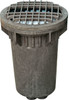 DABMAR LIGHTING FG4200-GRL Fiberglass In-Ground Well Light with Grill, Bronze