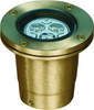 DABMAR LIGHTING LV-LED25-BS Solid Brass LED In-Ground Well Light, Brass