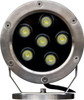 DABMAR LIGHTING LV-LED355-SS316 316 Marine Grade Stainless Steel LED Pond/Fountain Underwater Light, 316 Marine Grade Stainless Steel