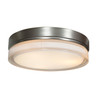 ACCESS LIGHTING 20776LEDD-BS/OPL 1-Light (l) - Round Dimmable Solid Glass LED Flush-Mount