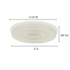 JESCO Lighting TM320FR TM320 3" Aperture Low Voltage Glass Disk Trim, Frosted JESCO Lighting TM320FR TM320 3" Aperture Low Voltage Glass Disk Trim, Frosted