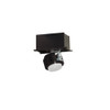 JESCO Lighting ML411LU102540B 1-Light Linear 120V LED Unit, Black with Black heat sink, 4000K