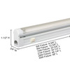 JESCO Lighting SG5-14/41 Sleek Plus Grounded 14W T5 Bi-Pin Linear Fluorescent, 4100K, White