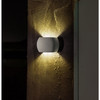 ALICO WSL501-140-30 Castle Led Round . Wall Sconce Concrete/Shiny White