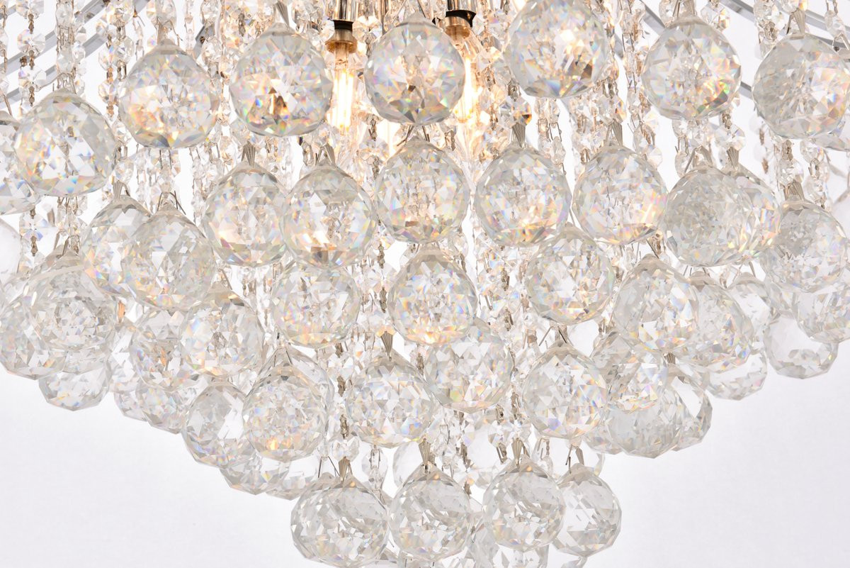 ELEGANT LIGHTING 8005G31C/RC  Toureg 15-Light Foyer/Hallway, Chrome