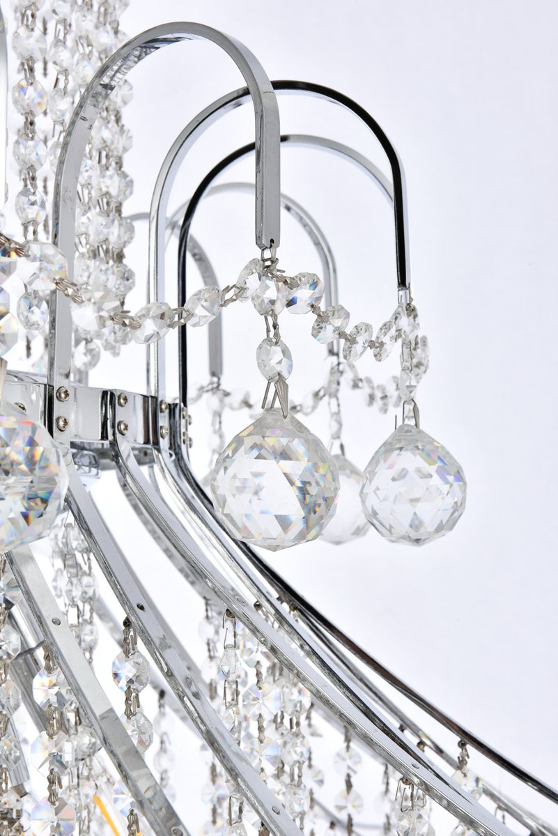 ELEGANT LIGHTING 8008G44C/RC  Toureg 20-Light Foyer/Hallway, Chrome