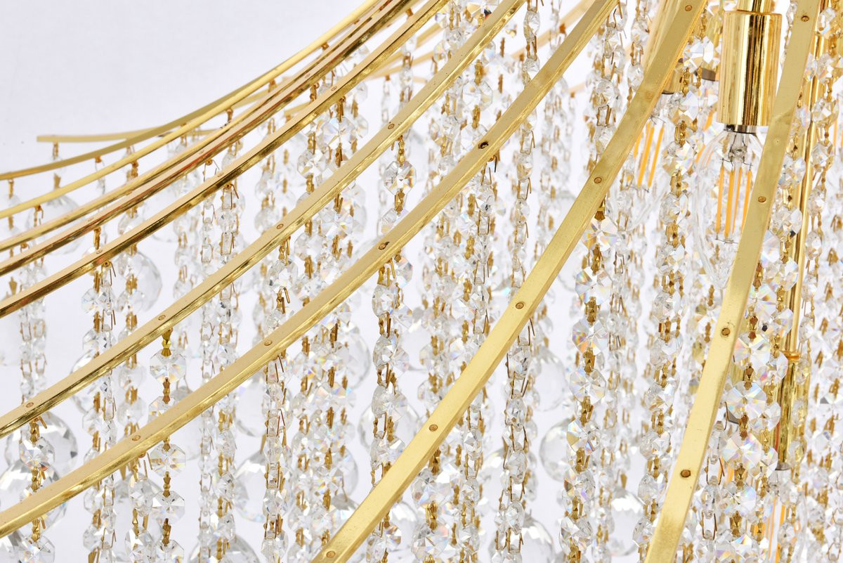 ELEGANT LIGHTING 8008G44G/RC  Toureg 20-Light Foyer/Hallway, Gold