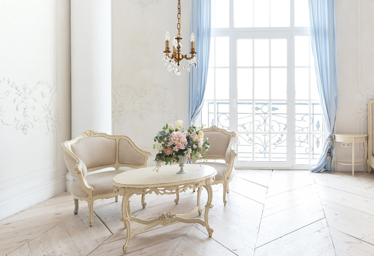 ELEGANT LIGHTING 9103D10FG/RC  Lillie 3-Light Pendant Lamp, French Gold