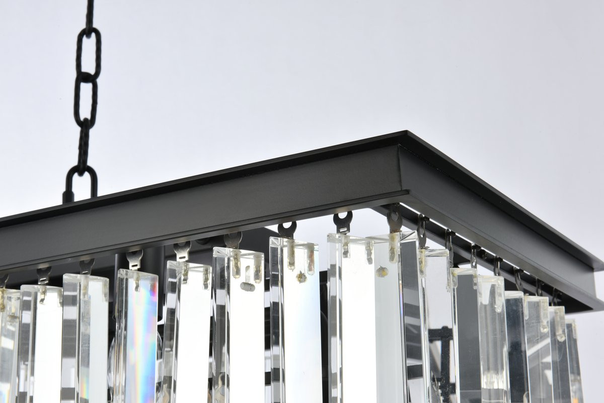 ELEGANT LIGHTING 1202D60MB/RC  Sydney 12-Light Pendant lamp, Mocha Brown