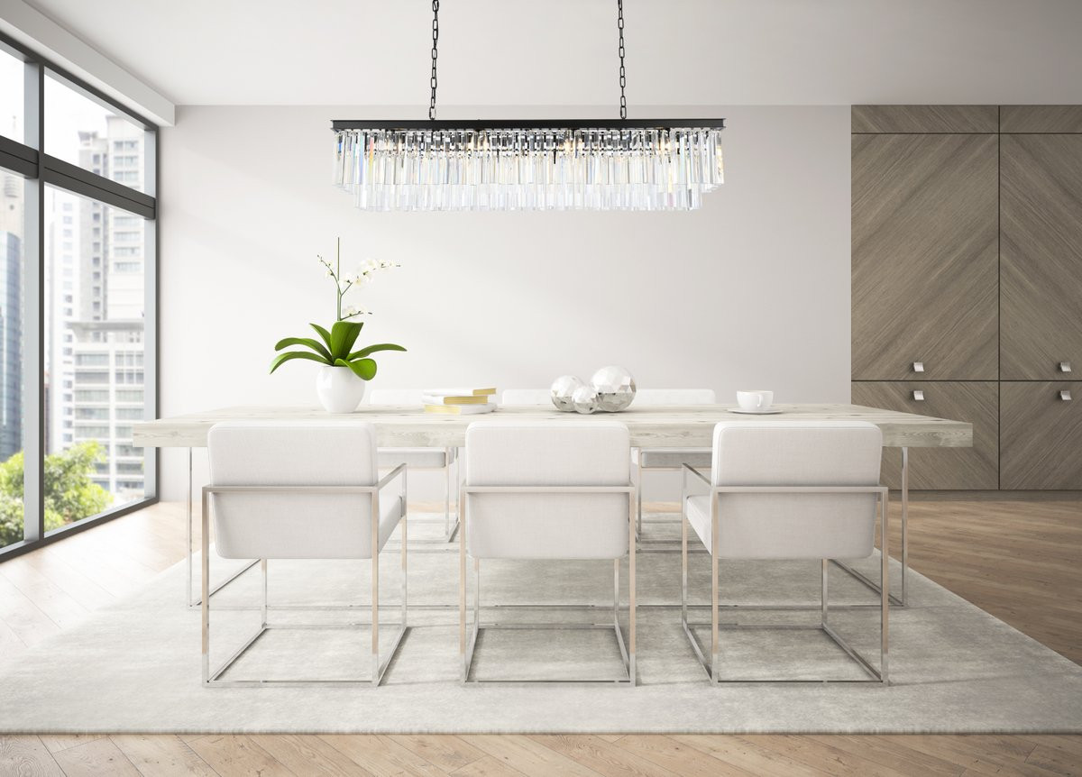 ELEGANT LIGHTING 1202D60MB/RC  Sydney 12-Light Pendant lamp, Mocha Brown