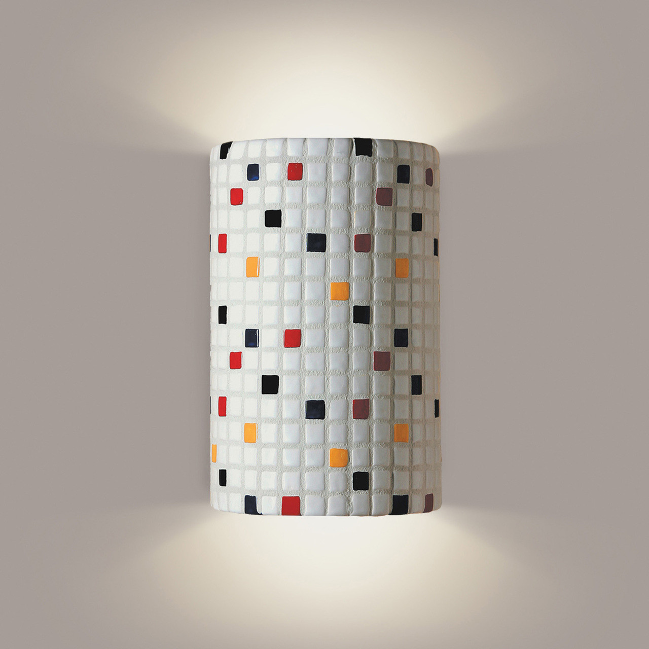A19 Lighting M20308-MU 1-Light Confetti Wall Sconce Multicolor