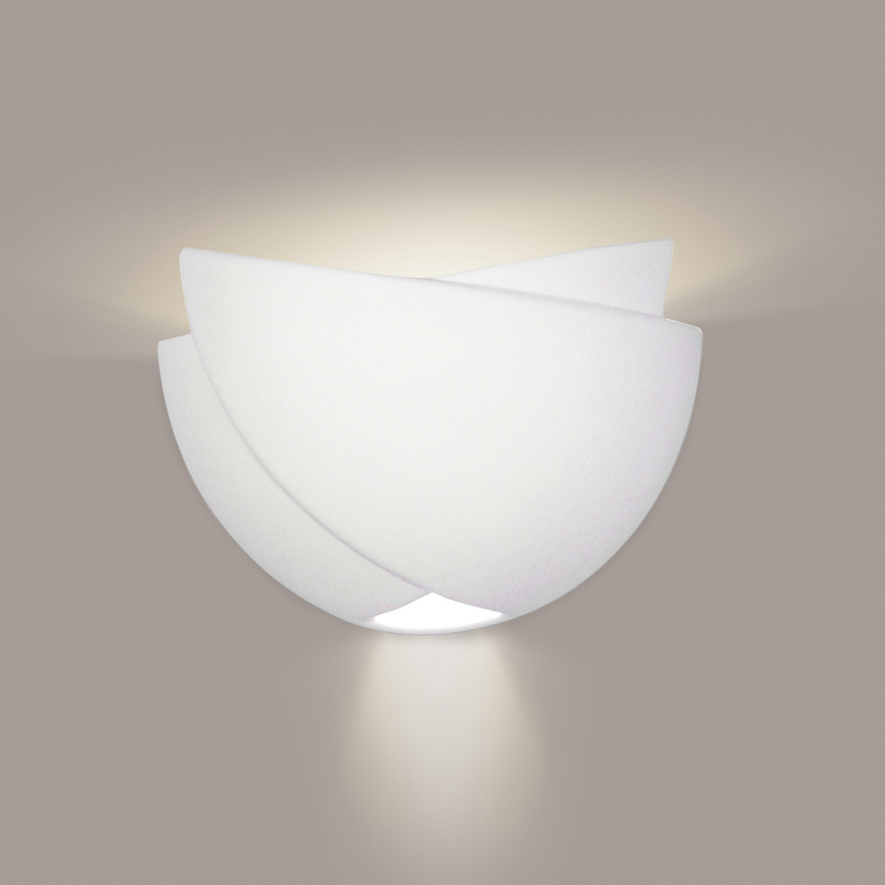 A19 Lighting 602 2-Light Gran Ceylon Wall Sconce: Bisque