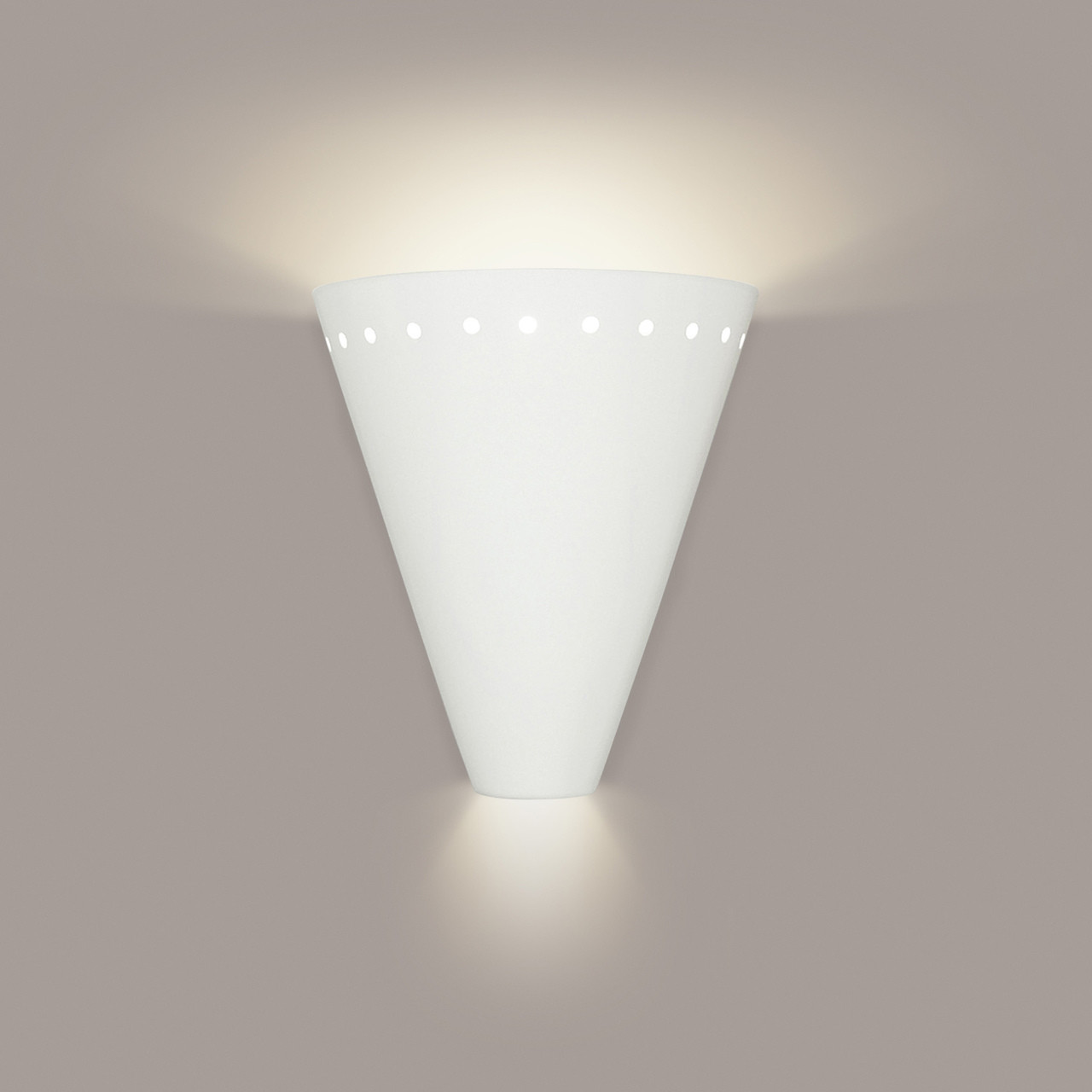A19 Lighting 804 1-Light Greenlandia Wall Sconce: Bisque