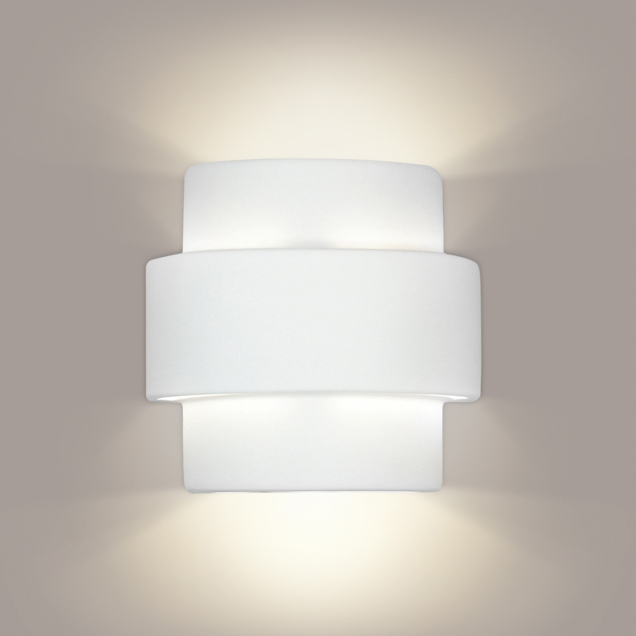 A19 Lighting 1402 1-Light Santa Inez Wall Sconce: Bisque