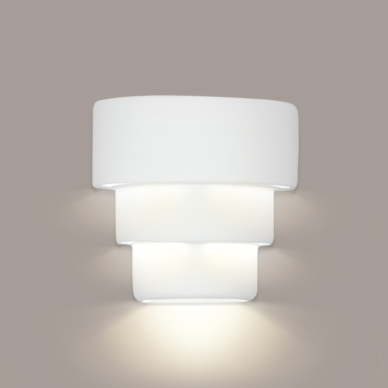 A19 Lighting 1403 1-Light San Jose Downlight Wall Sconce: Bisque