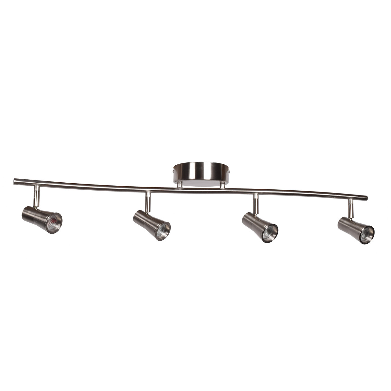 ACCESS LIGHTING 63067LEDD-BS Sleek 4-Light Dimmable LED Spotlight Semi-Flush, Brushed Steel