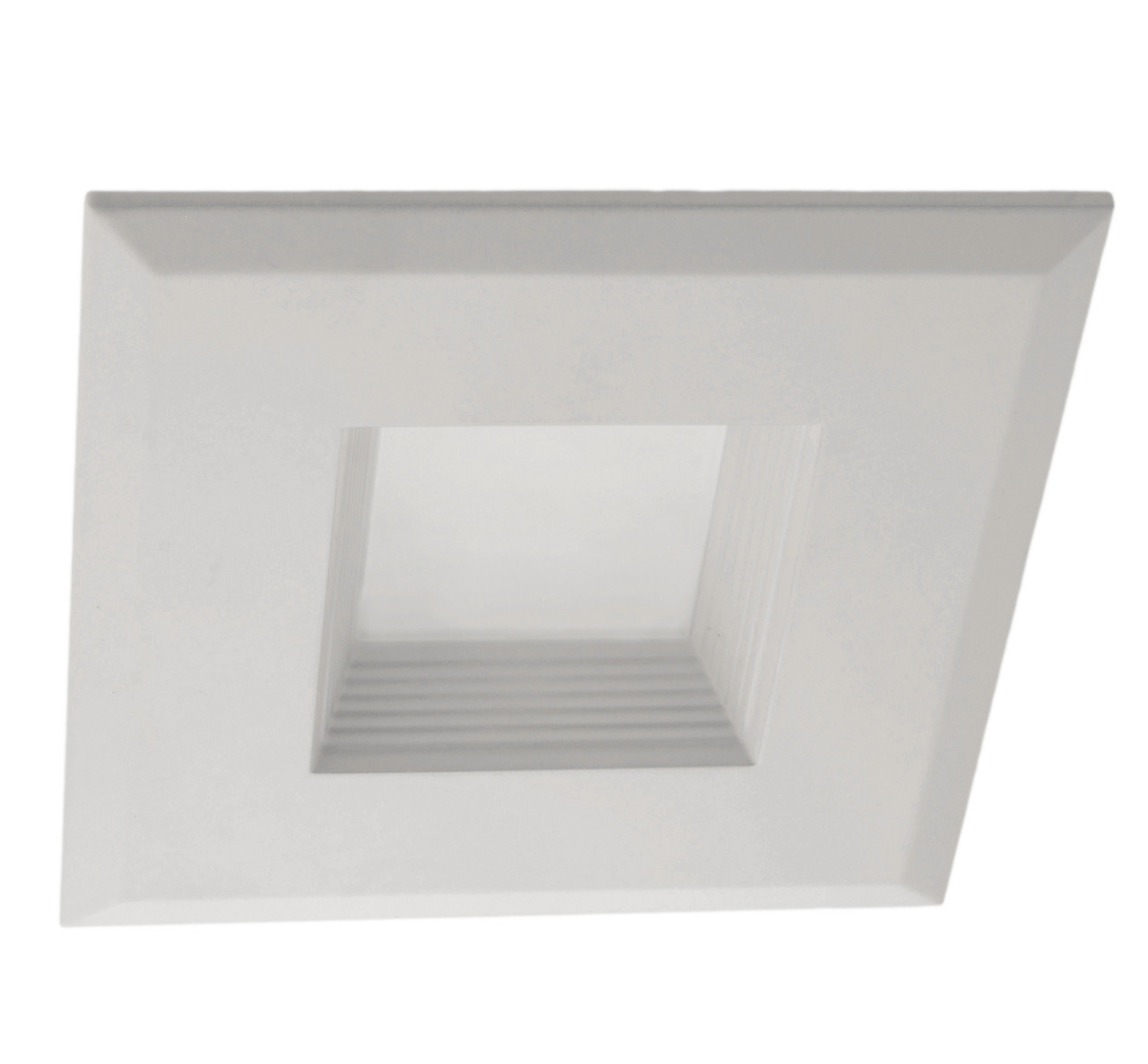 NICOR LIGHTING DQR3-10-120-2K-WH-BF 3 in. White Square LED Recessed Downlight in 2700K