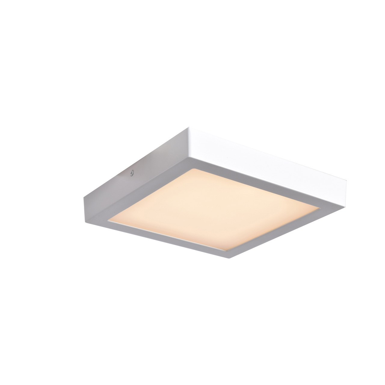 ACCESS LIGHTING 20803LEDD-WH/ACR Strike 2.0 Dimmable Square LED Flush-Mount, White (WH)