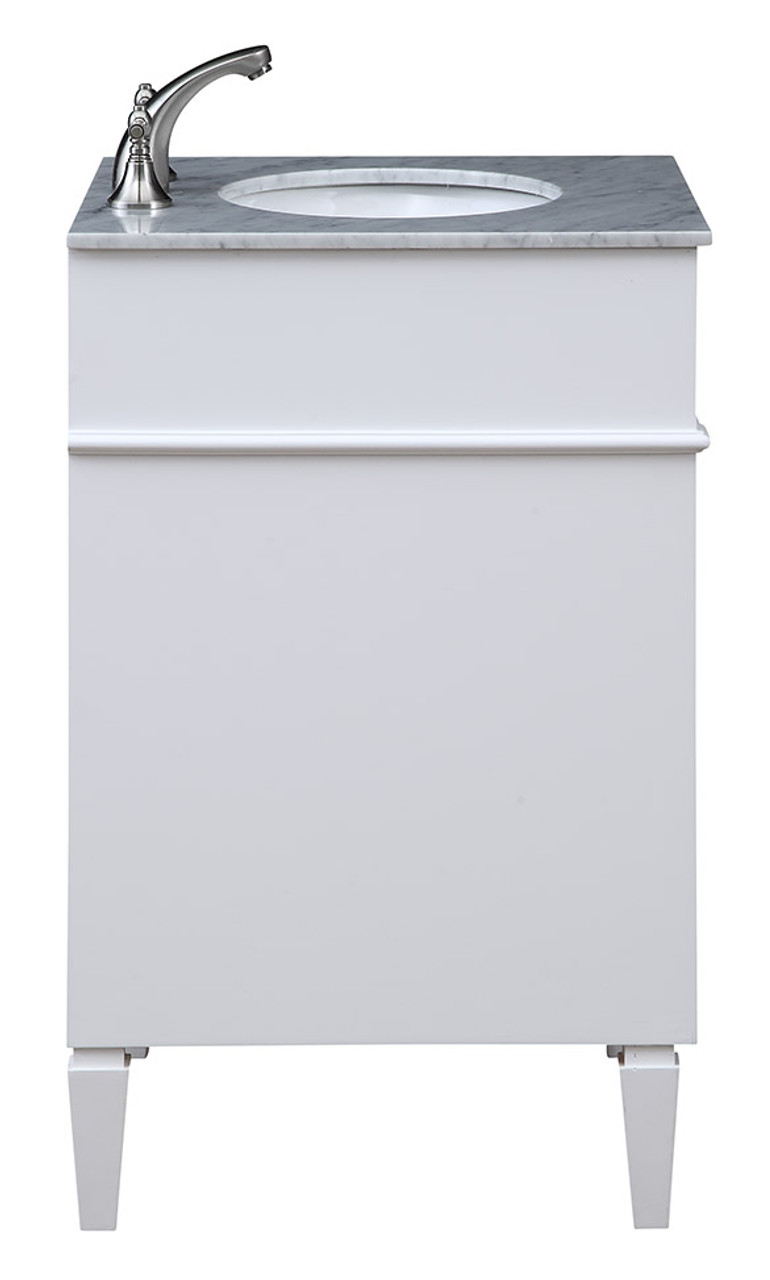ELEGANT DECOR VF-1026 Park Ave 24" Single Bathroom Vanity set in White ELEGANT DECOR VF-1026 Park Ave 24" Single Bathroom Vanity set in White