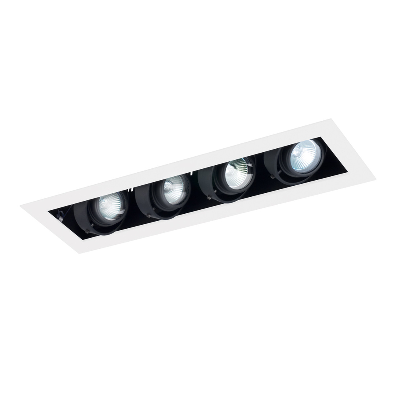 Jesco Lighting Mmggu1050 4wb 4 Light Line Voltage New Construction Modulinear Directional Recessed Lighting Fixture