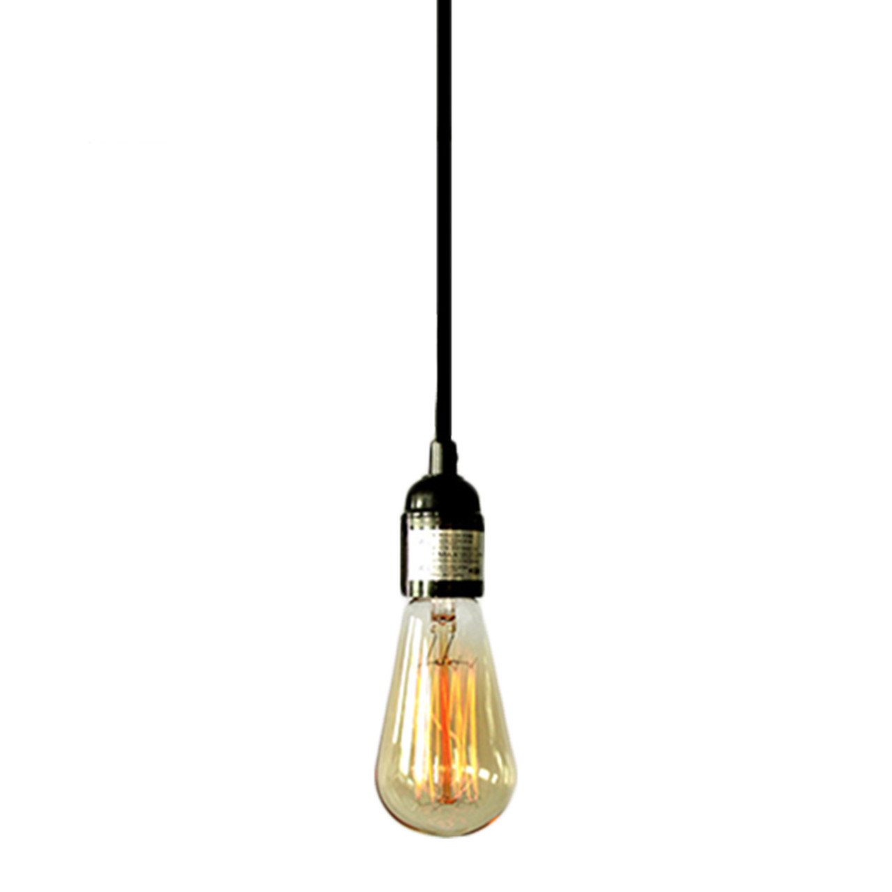 WAREHOUSE OF TIFFANY LD4001A Alexandra Adjustable Height 1-light Edison Lamp with Bulb