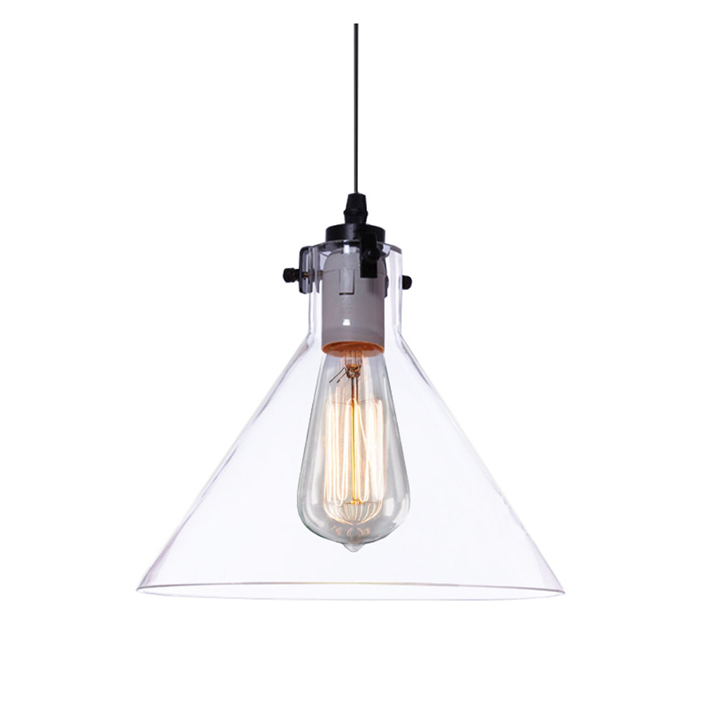 WAREHOUSE OF TIFFANY LD4034 Annie 1-light Adjustable Height 9-inch Edison Pendant with Bulb
