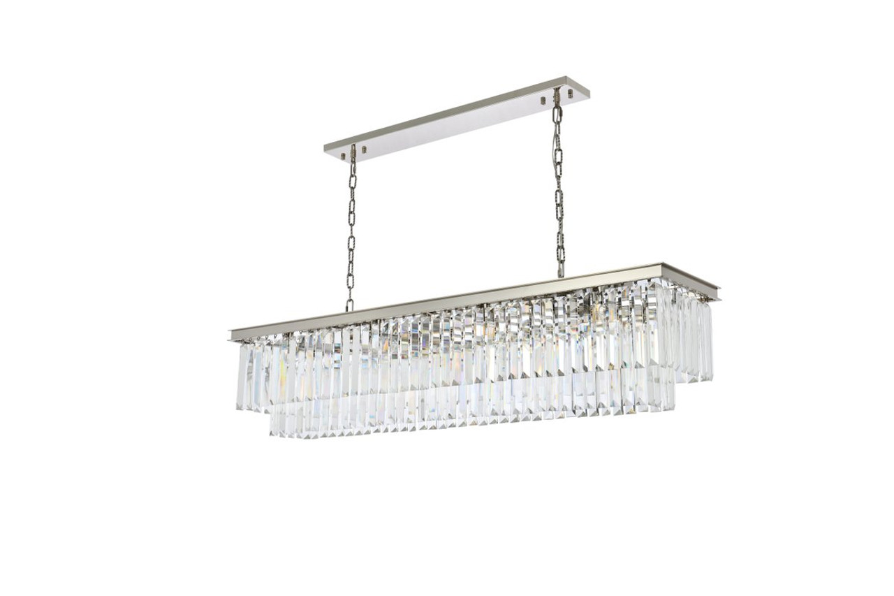 URBAN CLASSIC 1232D60PN/RC Sydney 12-Light Chandelier, Royal Cut Crystal (Clear)