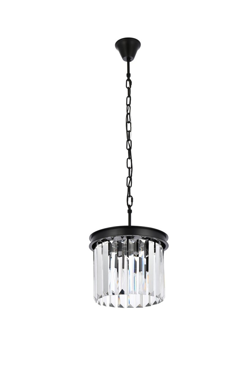 URBAN CLASSIC 1238D12MB/RC Sydney 3-Light Pendant, Royal Cut Crystal (Clear)