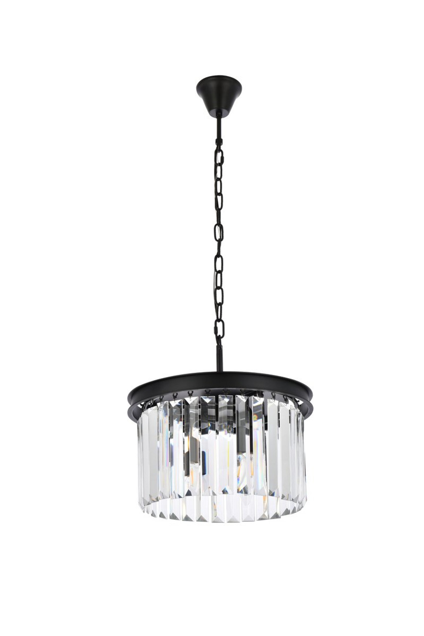 URBAN CLASSIC 1238D16MB/RC Sydney 3-Light Pendant, Royal Cut Crystal (Clear)