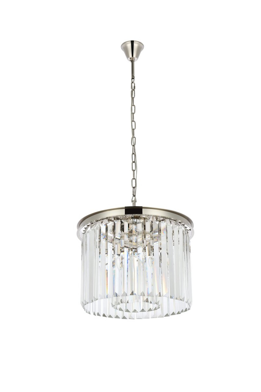 URBAN CLASSIC 1238D20PN/RC Sydney 6-Light Pendant, Royal Cut Crystal (Clear)