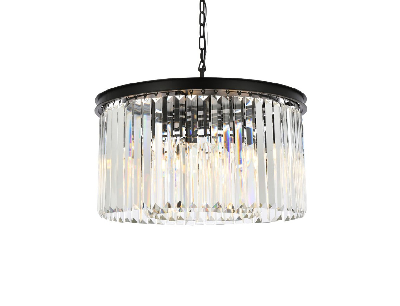 URBAN CLASSIC 1238D26MB/RC Sydney 8-Light Chandelier, Royal Cut Crystal (Clear)