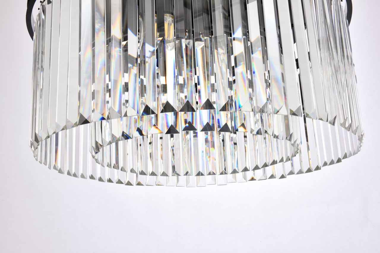 URBAN CLASSIC 1238D31MB/RC Sydney 8-Light Chandelier, Royal Cut Crystal (Clear)