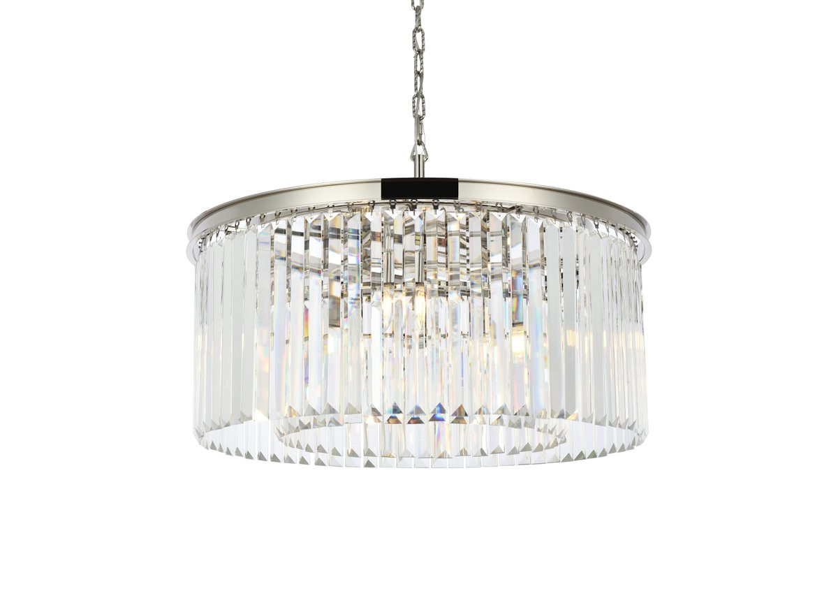 URBAN CLASSIC 1238D31PN/RC Sydney 8-Light Chandelier, Royal Cut Crystal (Clear)