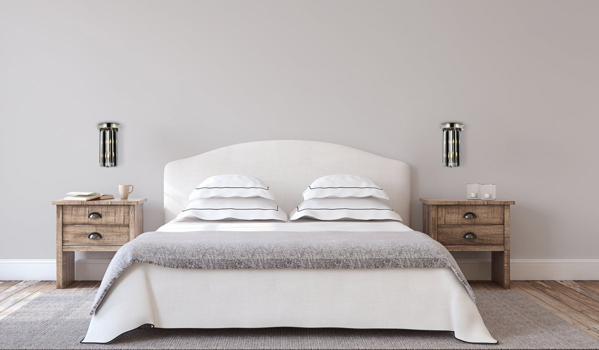 URBAN CLASSIC 1238W8PN-SS/RC Sydney 2-Light Wall Sconce, Polished nickel