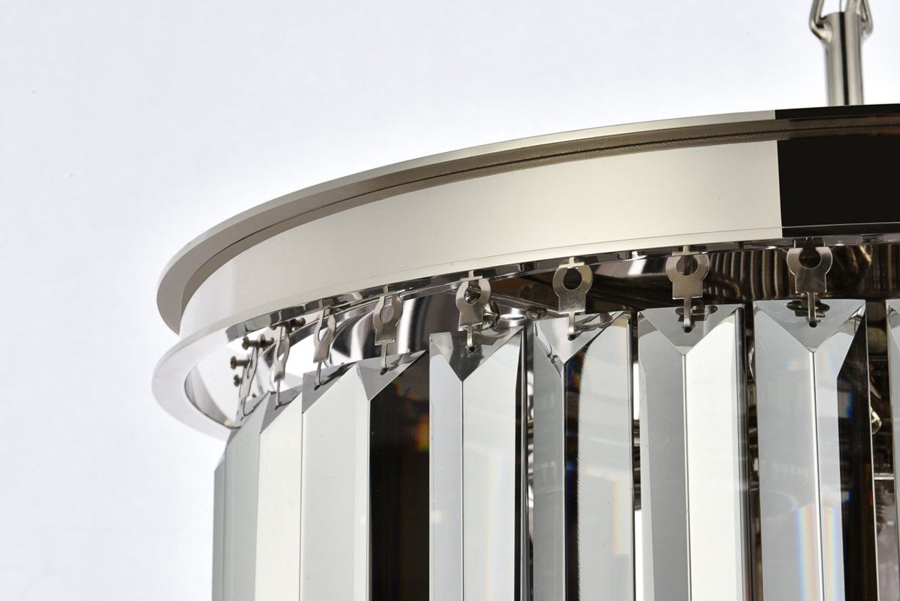 URBAN CLASSIC 1238F20PN-SS/RC Sydney 6-Light Flush Mount, Polished nickel